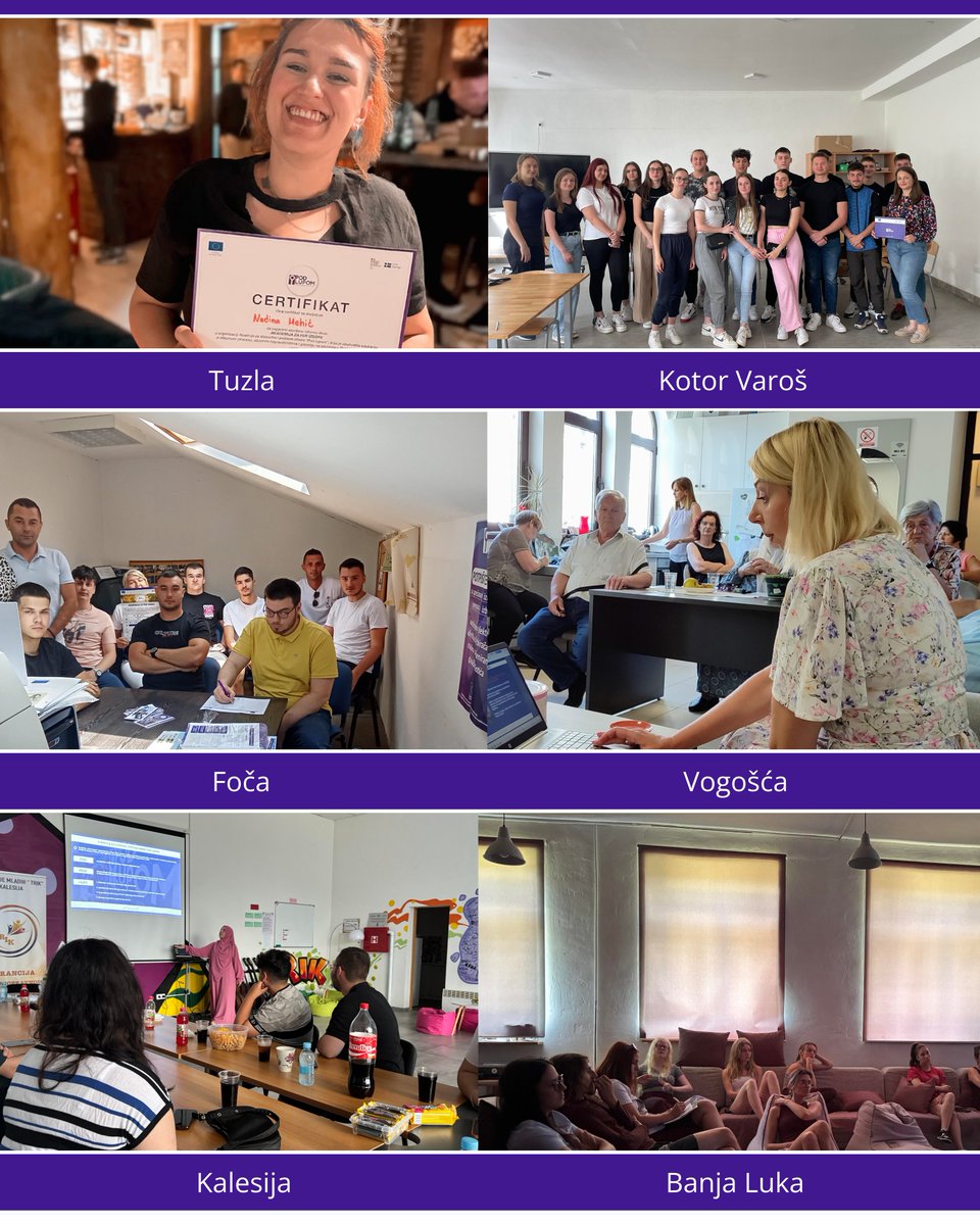 pod_lupom's tweet image. Organizacije članice Pod lupom organizovale su prvi ciklus ‘Akademije za fer izbore’ širom #BiH.

Polaznici su imali priliku učiti o izbornom procesu, nepravilnostima i načinima njihovog prijavljivanja, te steći praktično iskustvo u zagovaranju unapređenja izbornog procesa.