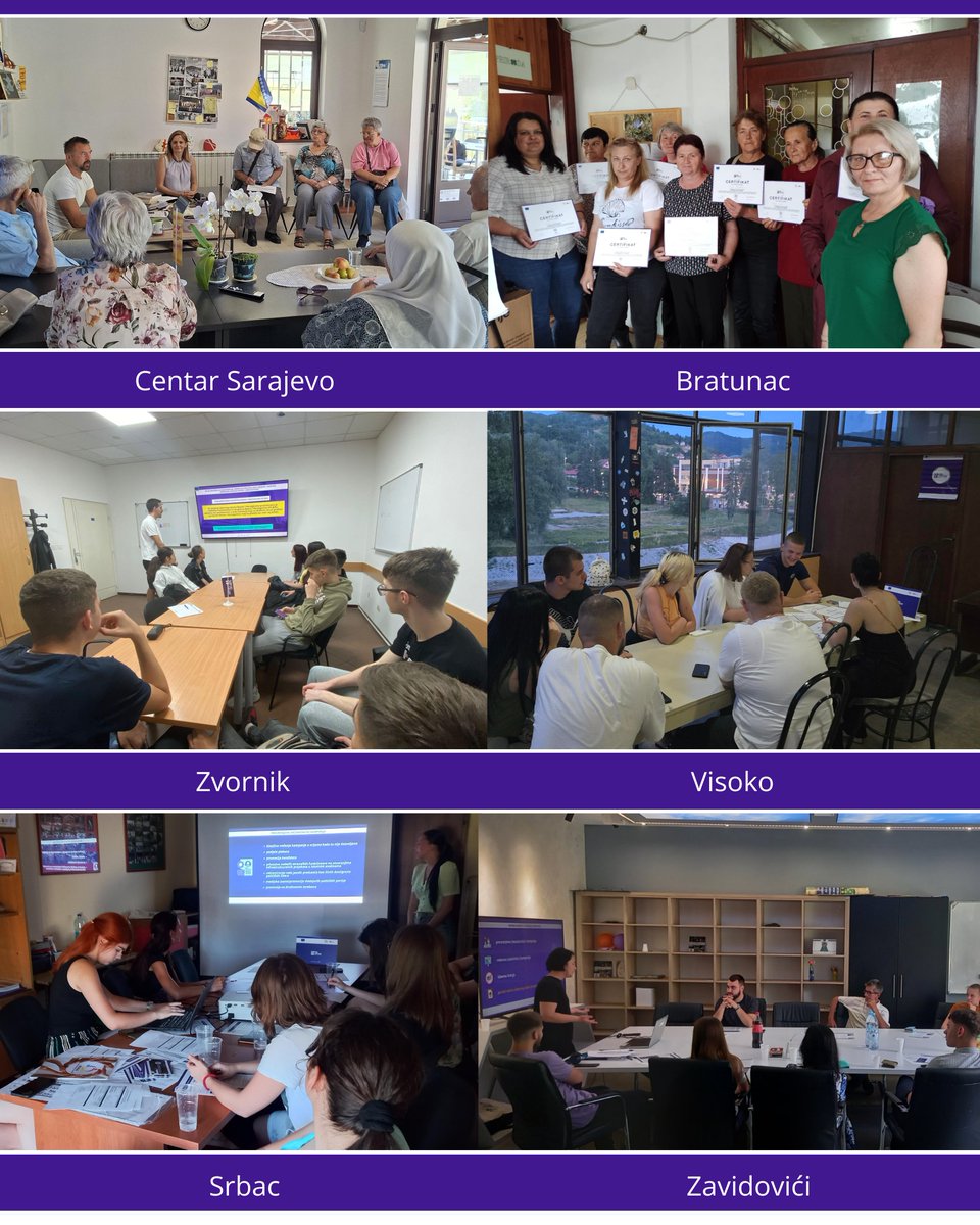 pod_lupom's tweet image. Organizacije članice Pod lupom organizovale su prvi ciklus ‘Akademije za fer izbore’ širom #BiH.

Polaznici su imali priliku učiti o izbornom procesu, nepravilnostima i načinima njihovog prijavljivanja, te steći praktično iskustvo u zagovaranju unapređenja izbornog procesa.