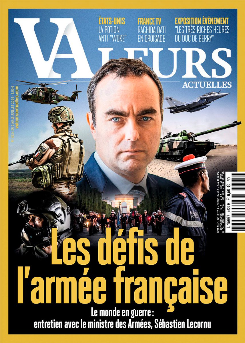 Bernard_Monot's tweet image. 🚩🇨🇵 Retrouvez mon interview macro économique & géopolitique par @ericrevel1 dans l'hebdo Valeurs Actuelles @Valeurs paru en kiosque le 09072025 (p.50)
valeursactuelles.com
▶️Face au chaos, l'unique "Règle d'or", c'est l'or !
Et sans patriotisme économique, ce sera la…