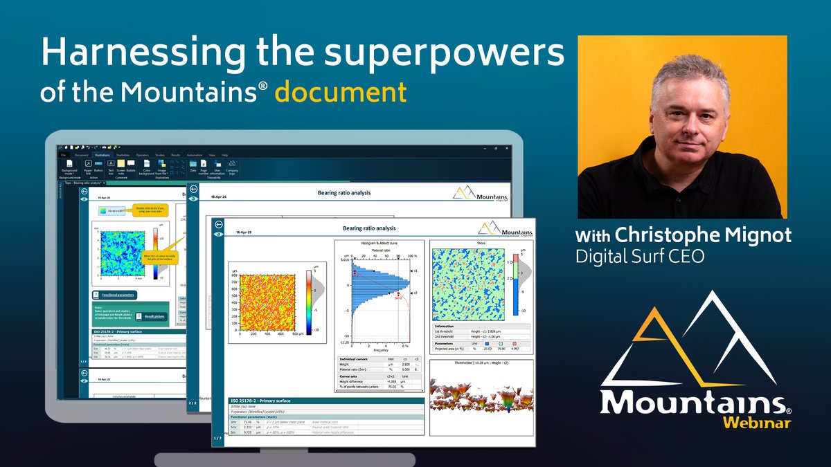 _DigitalSurf's tweet photo. Missed the live version of our latest #webinar?💻 We've got you! 🔬
You can now watch it on replay for free, as many times as you'd like, right here 👉 https://t.co/QJPegcD2wk

#Microscopy #Metrology #SurfaceAnalysis #ImageAnalysis #AnalysisSoftware #MountainsSoftware https://t.co/9QuPJwkp7g