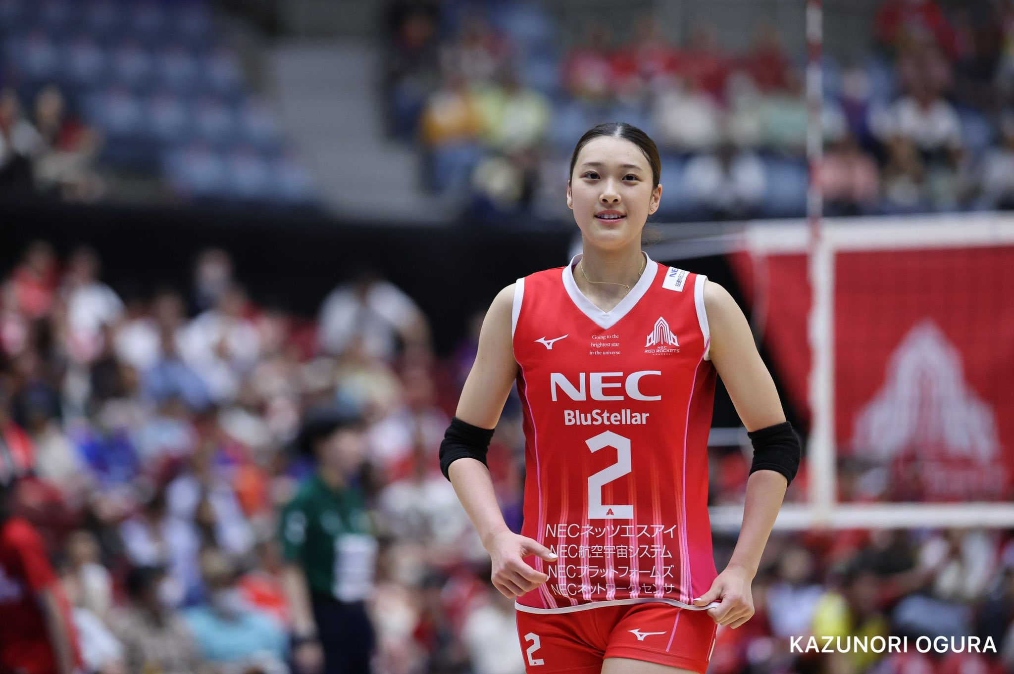 NECレッドロケッツ佐藤淑乃選手直筆サイン入りレプリカユニフォームＴシャツ NECレッドロケッツ佐藤淑乃選手直筆サイン入りレプリカ