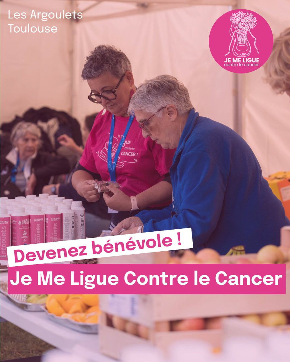 La Ligue contre le Cancer de Haute-Garonne (@liguevscancer31) on Twitter photo Devenez #bénévole pour notre course “Je me Ligue contre le cancer” !
Pas besoin de courir pour faire avancer la cause !
En rejoignant notre équipe, vous participez activement à l’organisation d’un #événement #solidaire et porteur de sens !
Convaincu.e ? 👉cd31@ligue-cancer.net Devenez #bénévole pour notre course “Je me Ligue contre le cancer” !
Pas besoin de courir pour faire avancer la cause !
En rejoignant notre équipe, vous participez activement à l’organisation d’un #événement #solidaire et porteur de sens !
Convaincu.e ? 👉cd31@ligue-cancer.net