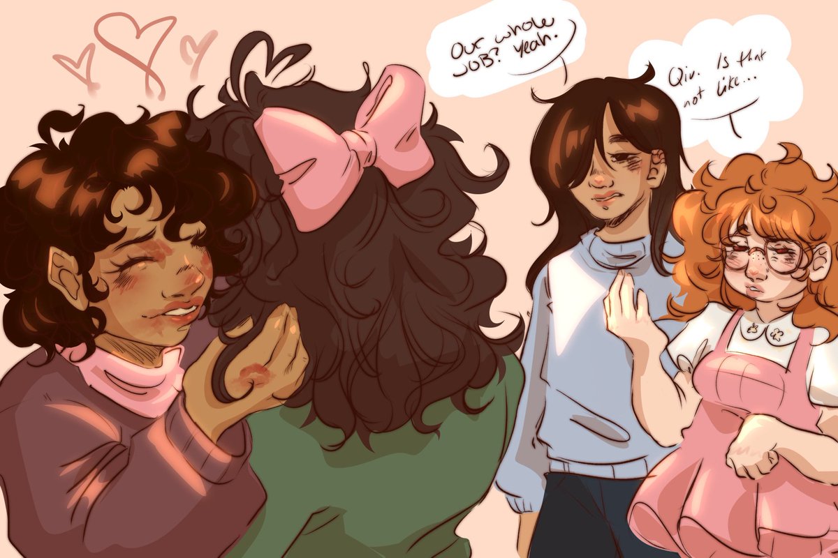 squishlien's tweet image. ijrs. wife hours I LOVR HOW I DID TAMMYS FACE., she looks so sassy i think wbout this drawing regularly #olnf