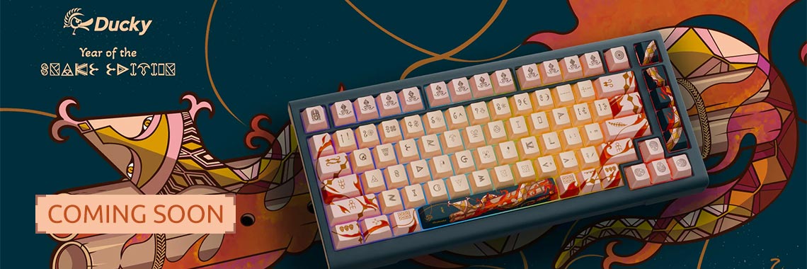 🚨 Introducing the Ducky Year of the Snake 2025 🐍 Limited Edition keyboard ⌨️

This special edition TKL keyboard will be limited to 2,025 units worldwide 😮 making it ultra rare 🔥

Get notified here 👉 progenix.co.za/Ducky-Year-of-…