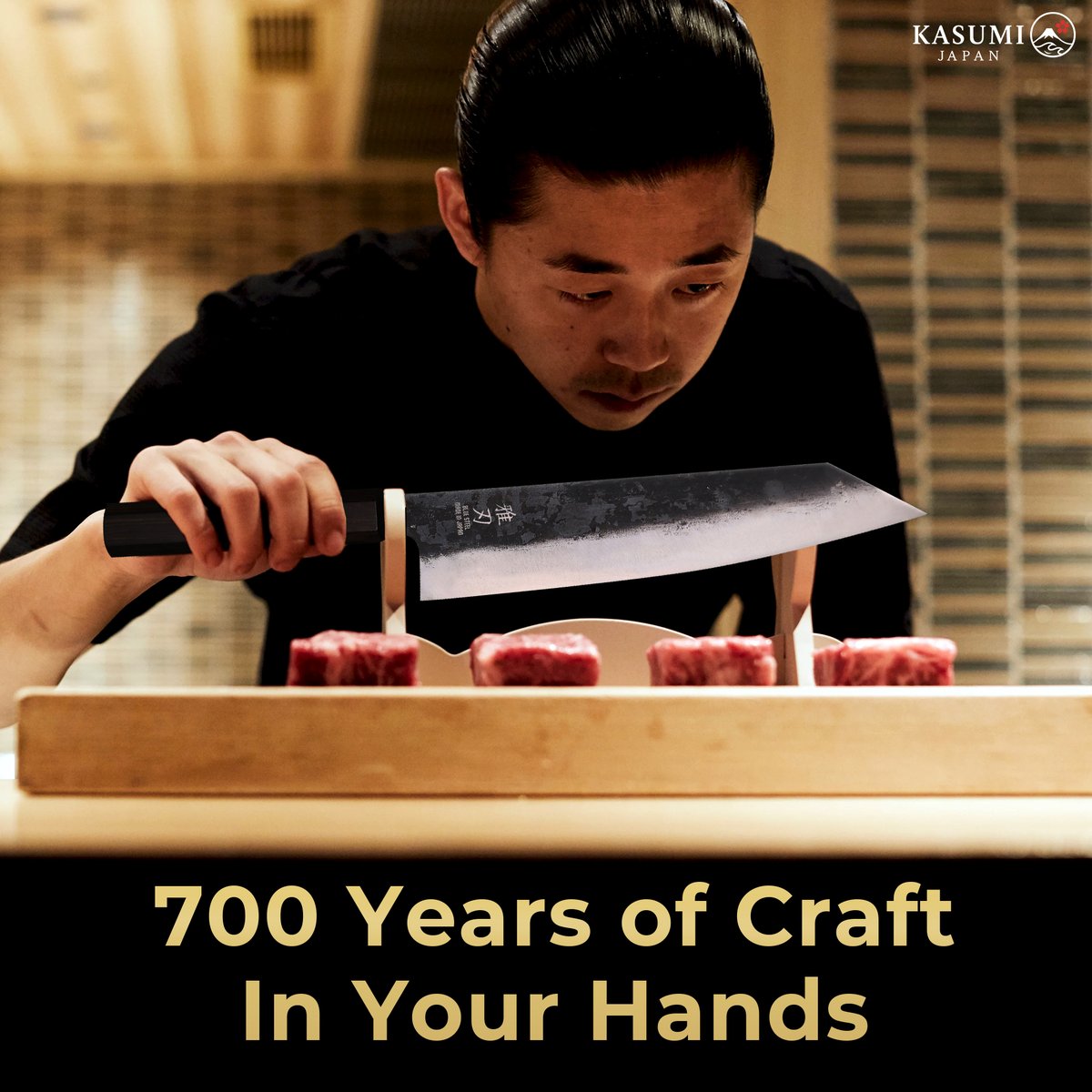 KasumiJapanUS's tweet image. Hand-forged from Japanese Blue Steel.
Razor-sharp edges, slim 2mm blades, and sculpted ebony handles.
700 years of craftsmanship, now in your kitchen.

Explore more 👉 kasumijapan.com

#KasumiKnives #JapaneseKnives #SharpnessRedefined #KasumiEdge #KitchenPrecision