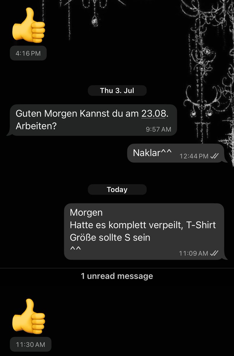 Ist es normal das arbeitgeber immer nur so antworten