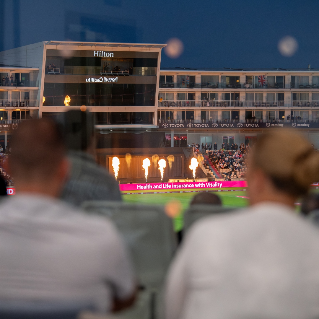 The ultimate premium experience 🤩

Enjoy cricket in style at Utilita Bowl with hospitality available for Vitality Blast, internationals and The Hundred 🏏

Book now ➡️ loom.ly/d9NZofA