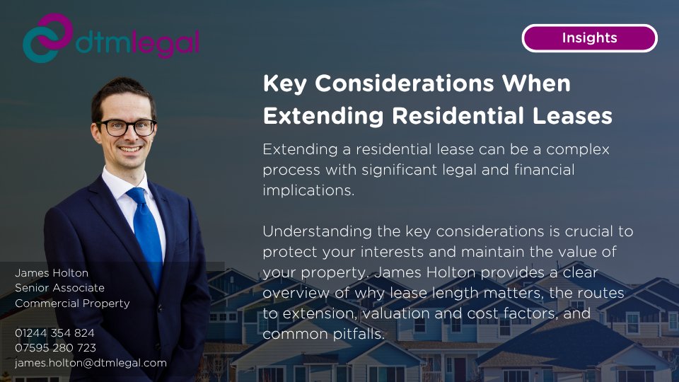 Residential Landlords – Is it time to extend your lease?

Read more and make sure you're fully informed before taking the next step.

dtmlegal.com/legalupdates/k…

#LeaseExtension #ResidentialLandlords #PropertyInvestment #DTMLegal #Leasehold