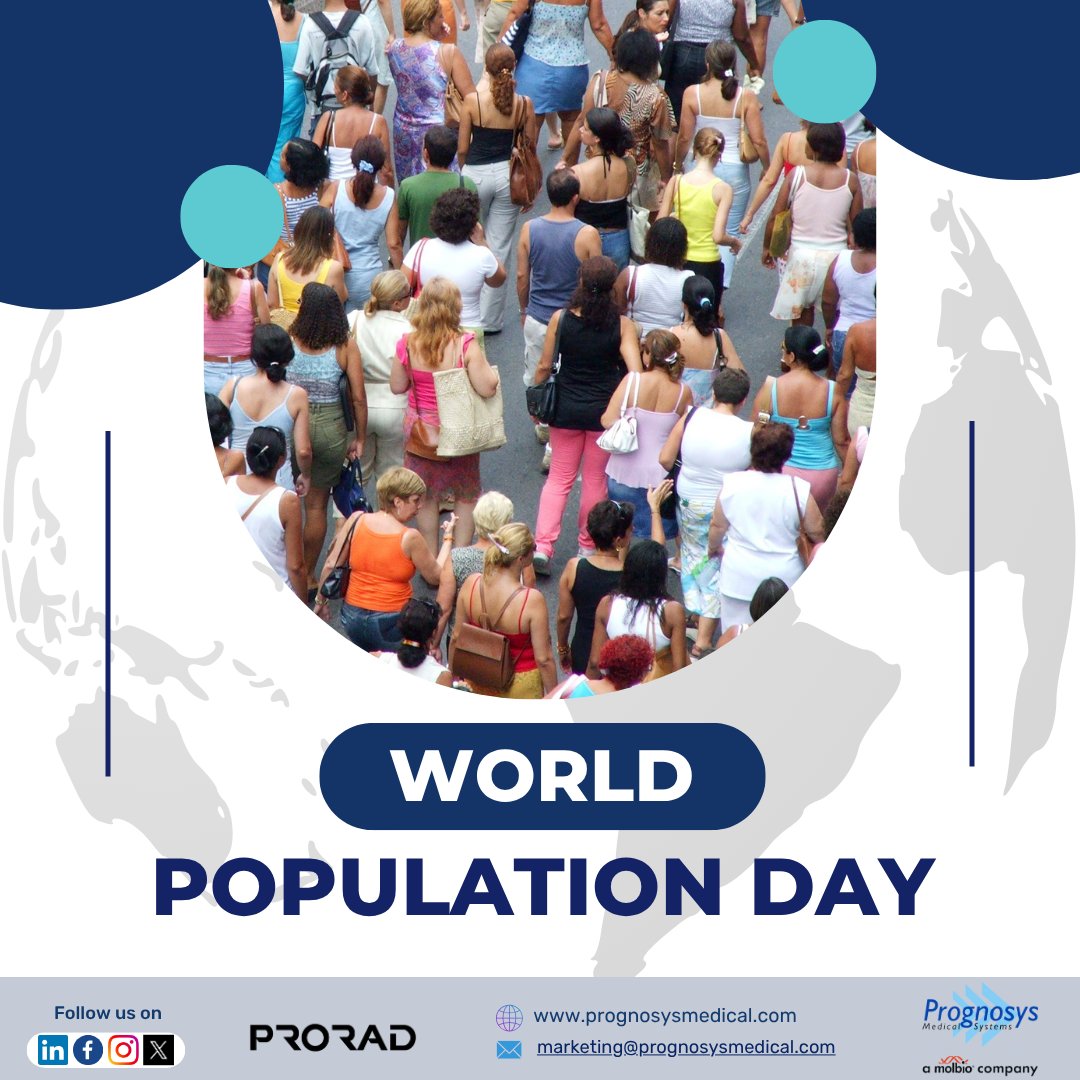 Prognosys_info's tweet image. On World Population Day, we recognize the incredible diversity and growth of our global community. This day serves as an important reminder to be mindful of our impact on the planet.
#worldpopulationday #prognosys #prorad #xray #medicaldevices #madeinindia #sea #emea #americas
