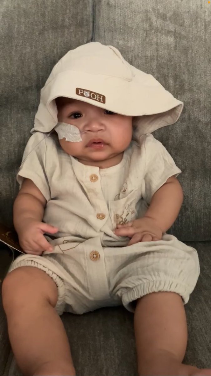 PierceNFoolz's tweet photo. Update since he is now 6 months. He is healthy and thriving! Still has his feeding tube, but other than that my son is okay 🥹 this is him now https://t.co/W4NdHtv79B
