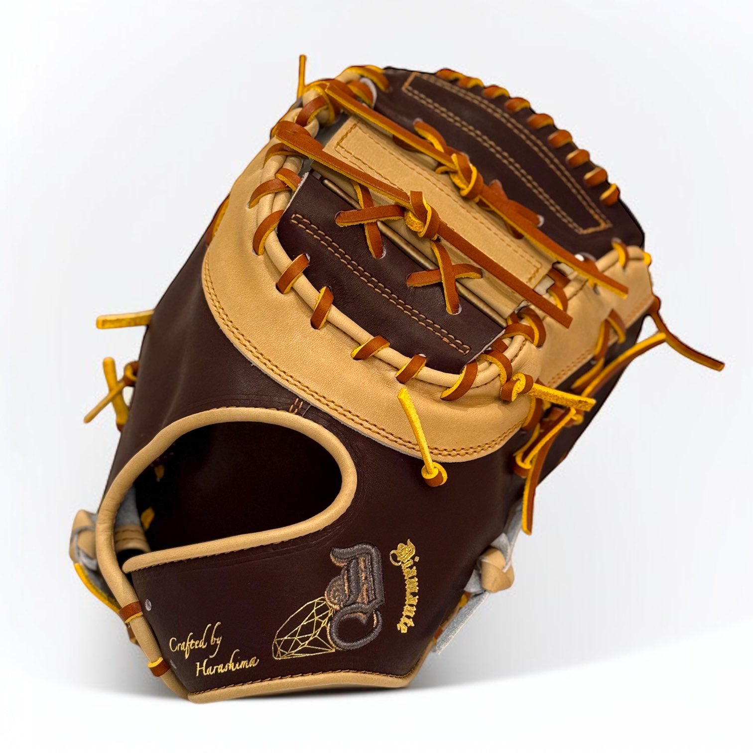 Diamante ディアマンテ　硬式グラブ　内野手　水揉み型付け　極美品 Diamante ディアマンテ 硬式グラブ 内野手 水揉み型付け 極美品