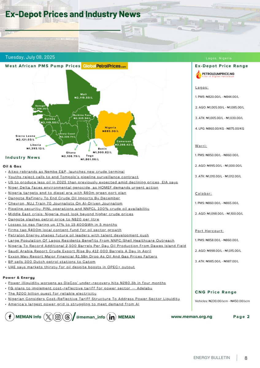 meman_info's tweet image. • Regional inflation and market trends

The next generation of energy professionals is already rising — and this edition captures the momentum.

#MEMAN
#TheWeeklyPost
#IndustryDataSheet
#Automation
#MarketIntelligence