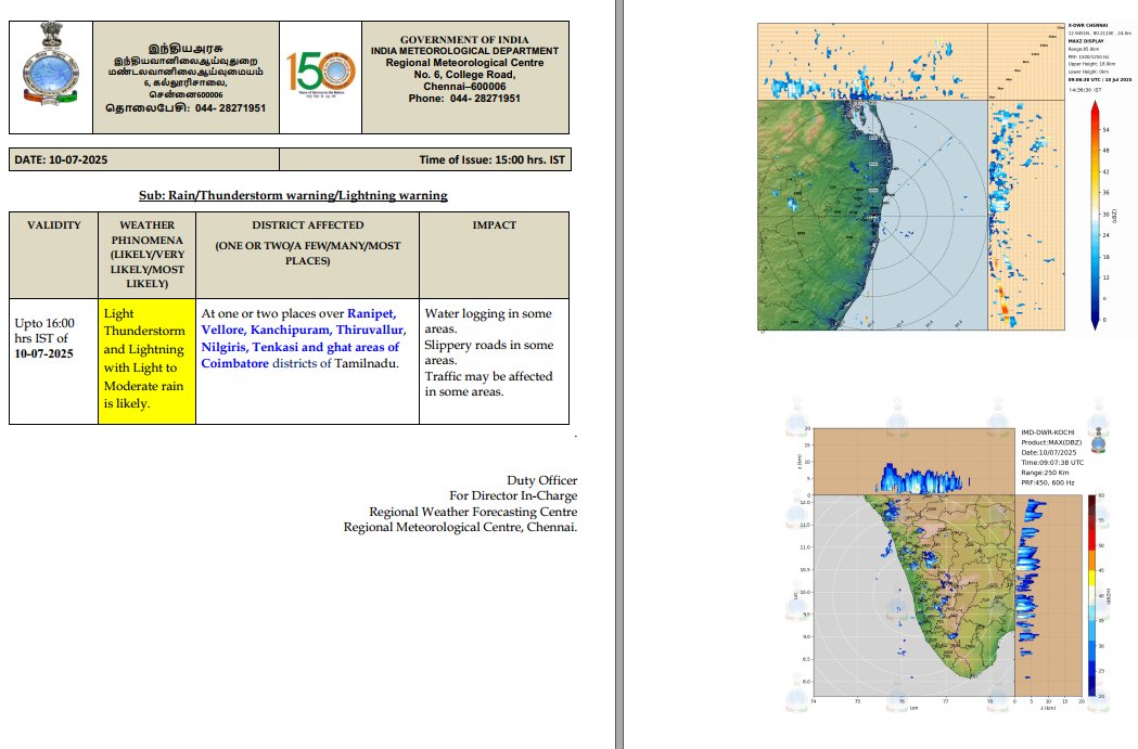 IMD-Tamilnadu Weather (@chennairmc) on Twitter photo 