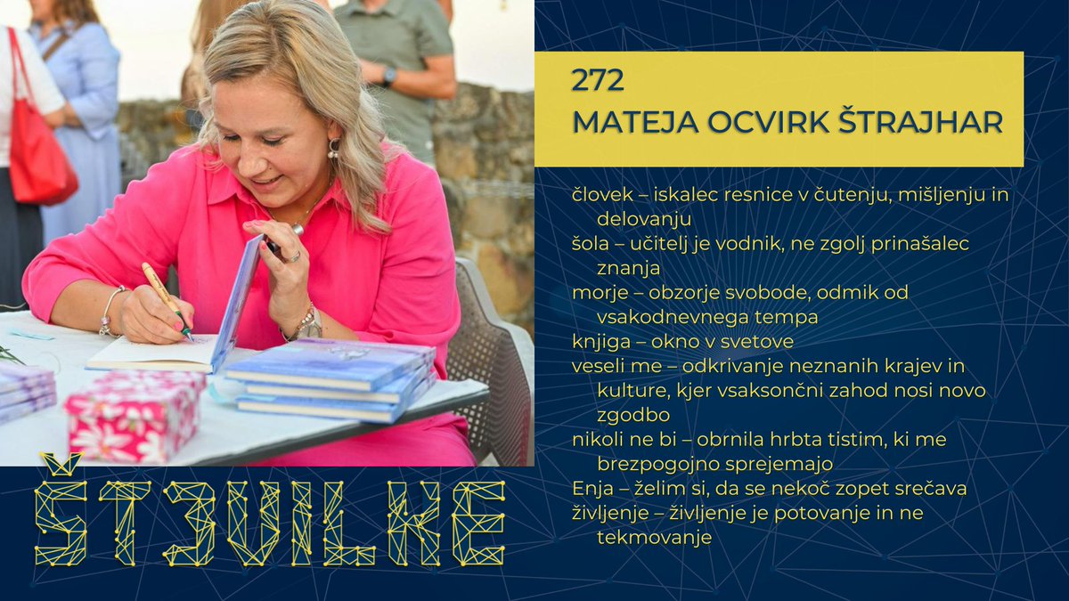 V zadnji epizodi te sezone gostimo učiteljico Matejo Ocvirk Štrajhar, ki v knjigi Življenje po njej opisuje žalovanje po smrti 14-mesečne hčerke. Za začetek igra asociacij, več pa v prihodnjih dneh. #stevilke272 #stevilke #sezona11 #življenje