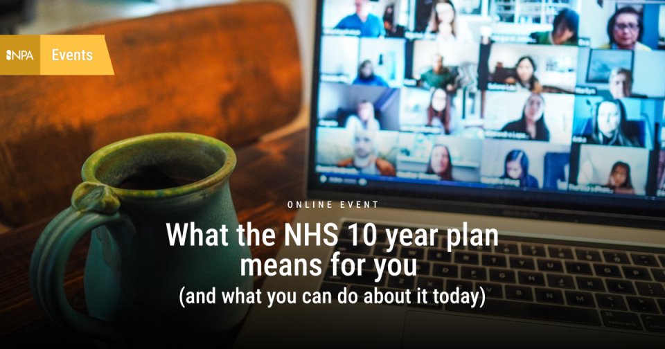 📅Upcoming Webinar this Wednesday 7:30pm.

Join senior NPA leaders and sector experts as we examine the NHS 10-Year Plan, its implications for community pharmacy, and how you can start preparing now.

➡️Open to all pharmacy staff – members and non-members

🎙️Speakers: