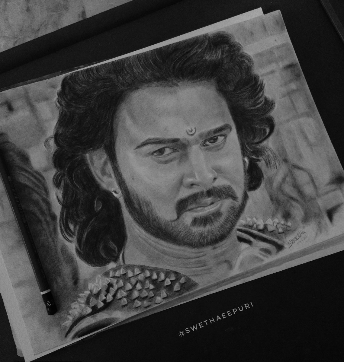 swethaeepuri's tweet image. Drawings done by me:)
#swethaeepuri #Bahubali #Prabhas‌ #DecadeofBaahubaliReign #celebrating10yearsofbahubali #bahubalitheepic