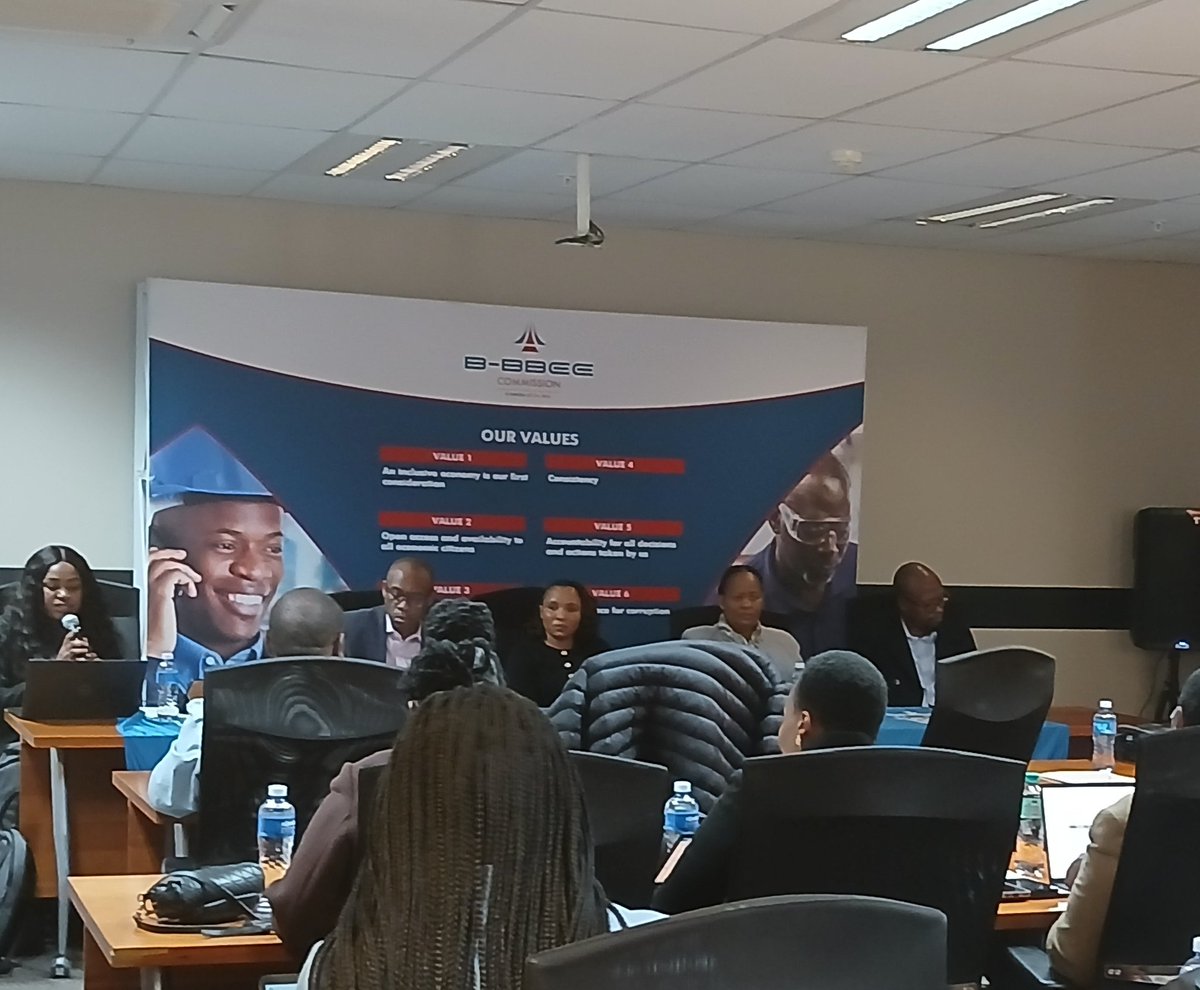 Dialogue on B-BBEE under the theme "Safeguarding B-BBEE amidst challenges in implementation", currently underway. The event is hosted by B-BBEE Commission and Black Management Forum. Click here to follow events.teams.microsoft.com/event/540d0754… #transformation #BBBEEatwork