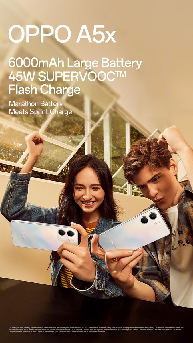 OPPOBelgium's tweet photo. Working outside all day?
You need this: #OPPOA5x
๐ Big battery
๐ช Built tough
๐ธ Wonโt break the bank
#RuggedButRight #AllDayPower https://t.co/ljEJi4zBvS