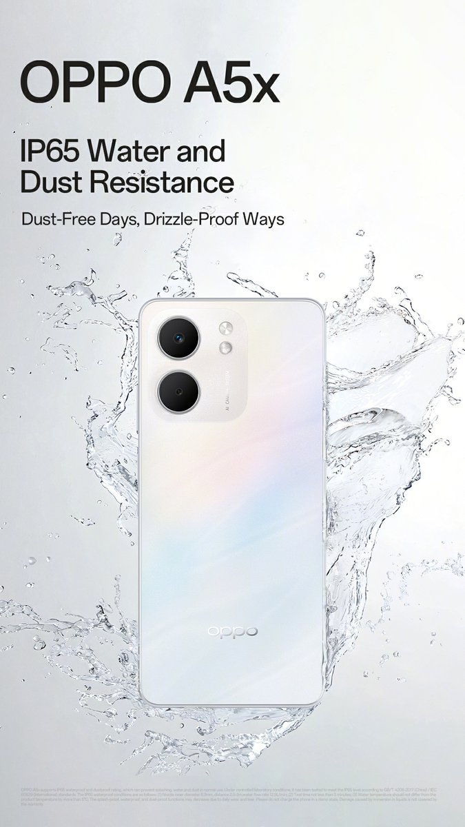 Working outside all day?
You need this: #OPPOA5x
🔋 Big battery
💪 Built tough
💸 Won’t break the bank
#RuggedButRight #AllDayPower