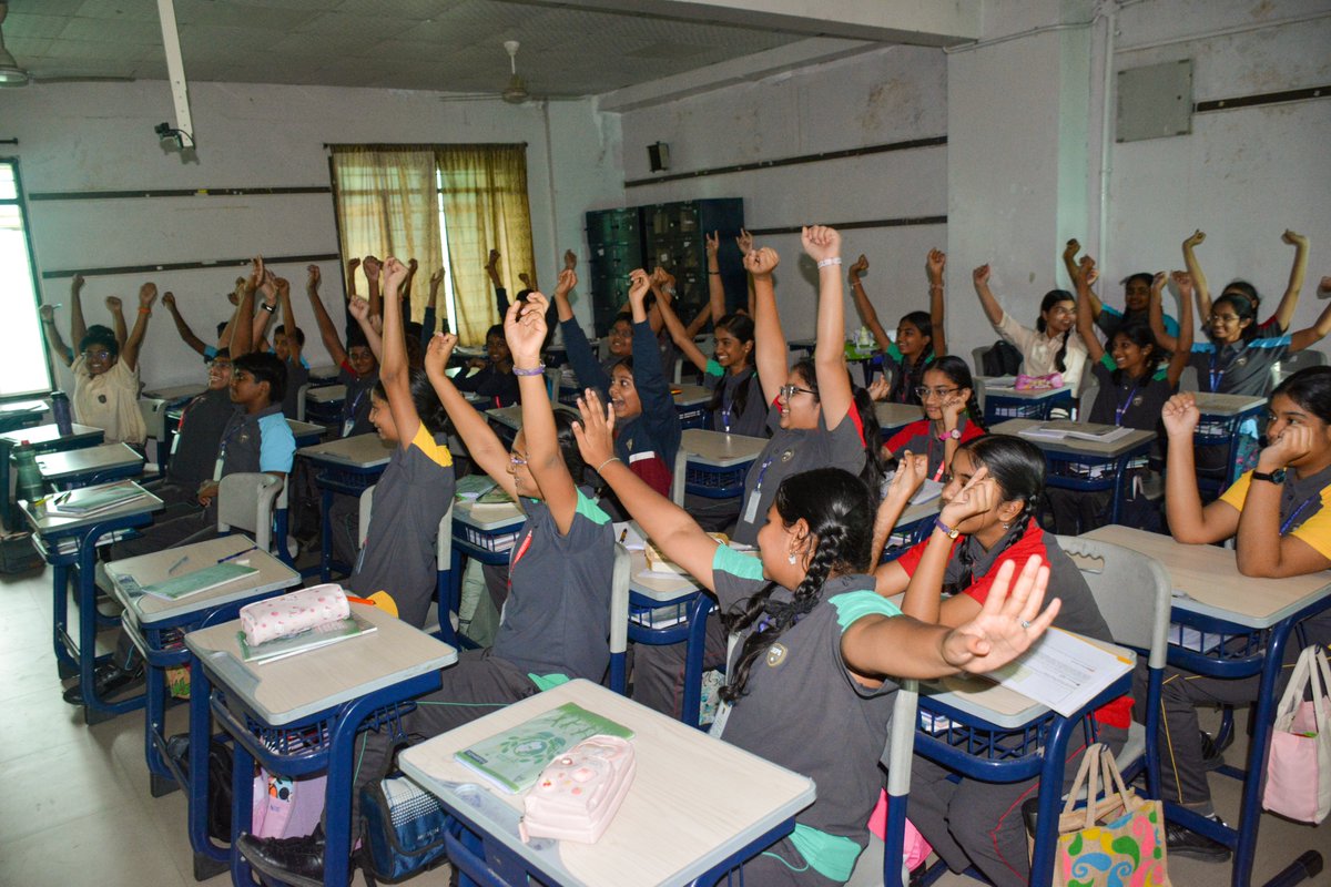 JHPS_SCHOOL's tweet photo. Students of JHPS (Classes VIII–XII) witnessed the live streaming of the historic rocket launch carrying Indian astronaut Subhanshu Shukla and an international crew to the ISS on 25,6,2025.
#RocketLaunch #STEMEducation #SpaceScience #CitizenScience #JHPS #JHPSFutureScientists https://t.co/UwrGK26KoT