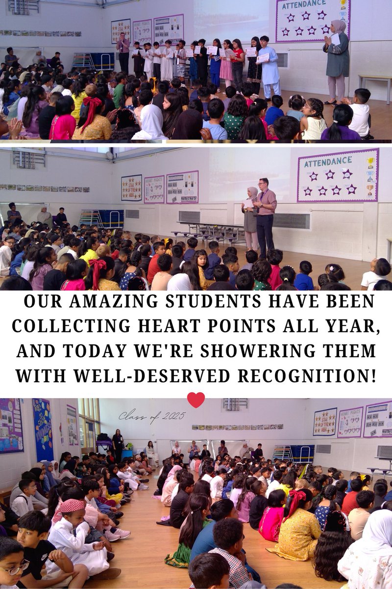 🌟 What a spectacular day of celebrations! Our amazing students have been collecting HEART points all year, and today we're showering them with well-deserved recognition! ❤️
