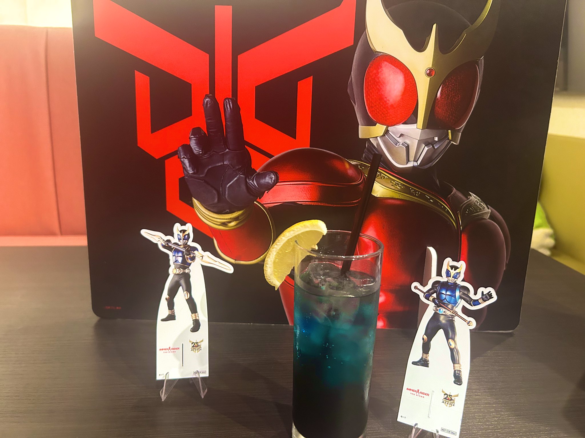 仮面ライダーザダイナー クウガ 25周年 テーブルマーカー セミコンプ