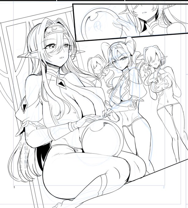 次回作はエルフ盛りだくさんです🌿 