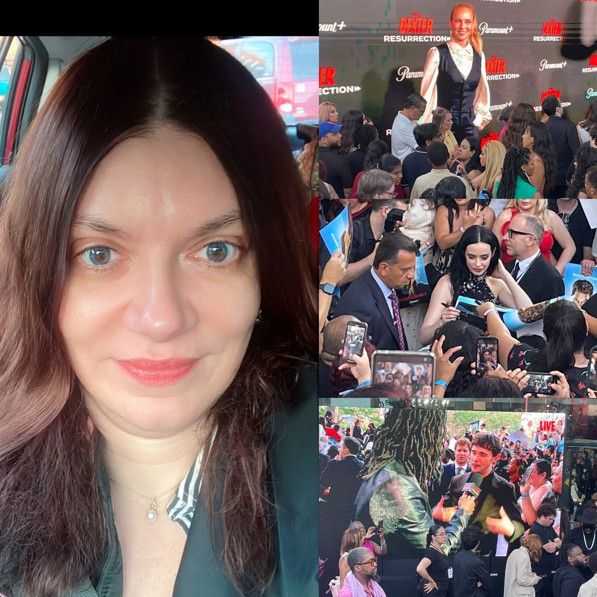 Dexter Resurrection Premiere!  I pop up in a role around ep 5! Dexter: Resurrection begins July 11, 2025, Paramount+ with Showtime. Grateful
Thank you @dexter.resurrection @gothamcasting 
#dexterresurrection #genovevarossi #dexterresurrectionpremiere #paramount+ #gothamcasting