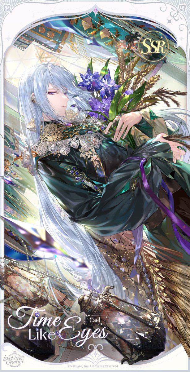 LBChronicles_EN's tweet image. #ReturnToGodheim

⏱️ Cael SSR - Time Like Eyes ⏱️
&quot;Back then, I thought I&apos;d never receive the Rainbow Goddess&apos;s blessings.&quot;

From July 19 to July 30, the [Glowing Origin] event Illustra Pool will be available for a limited time. Cael SSR [Time Like Eyes] enjoys an increased drop…