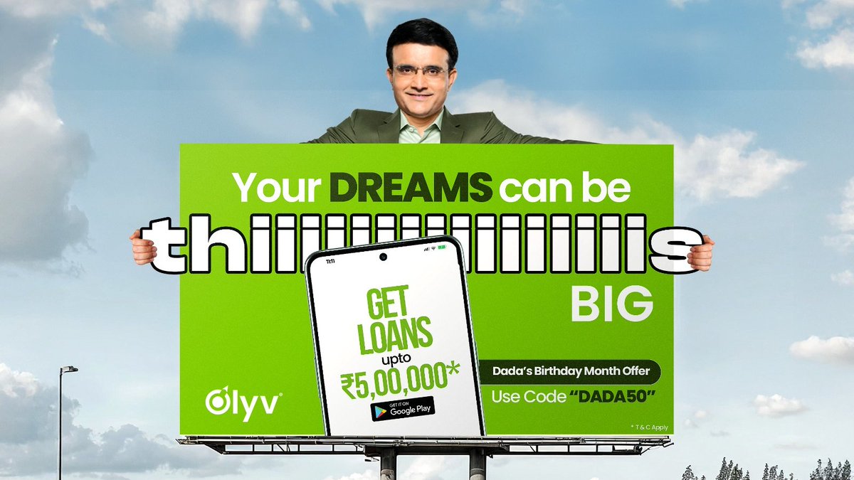 SportzPower's tweet image. .@OlyvIndia onboards @SGanguly99 for outdoor campaign

Read more - sportzpower.com/node/21523

#Olyv #SouravGanguly #OOH #Kolkata #Advertising #SportzPower