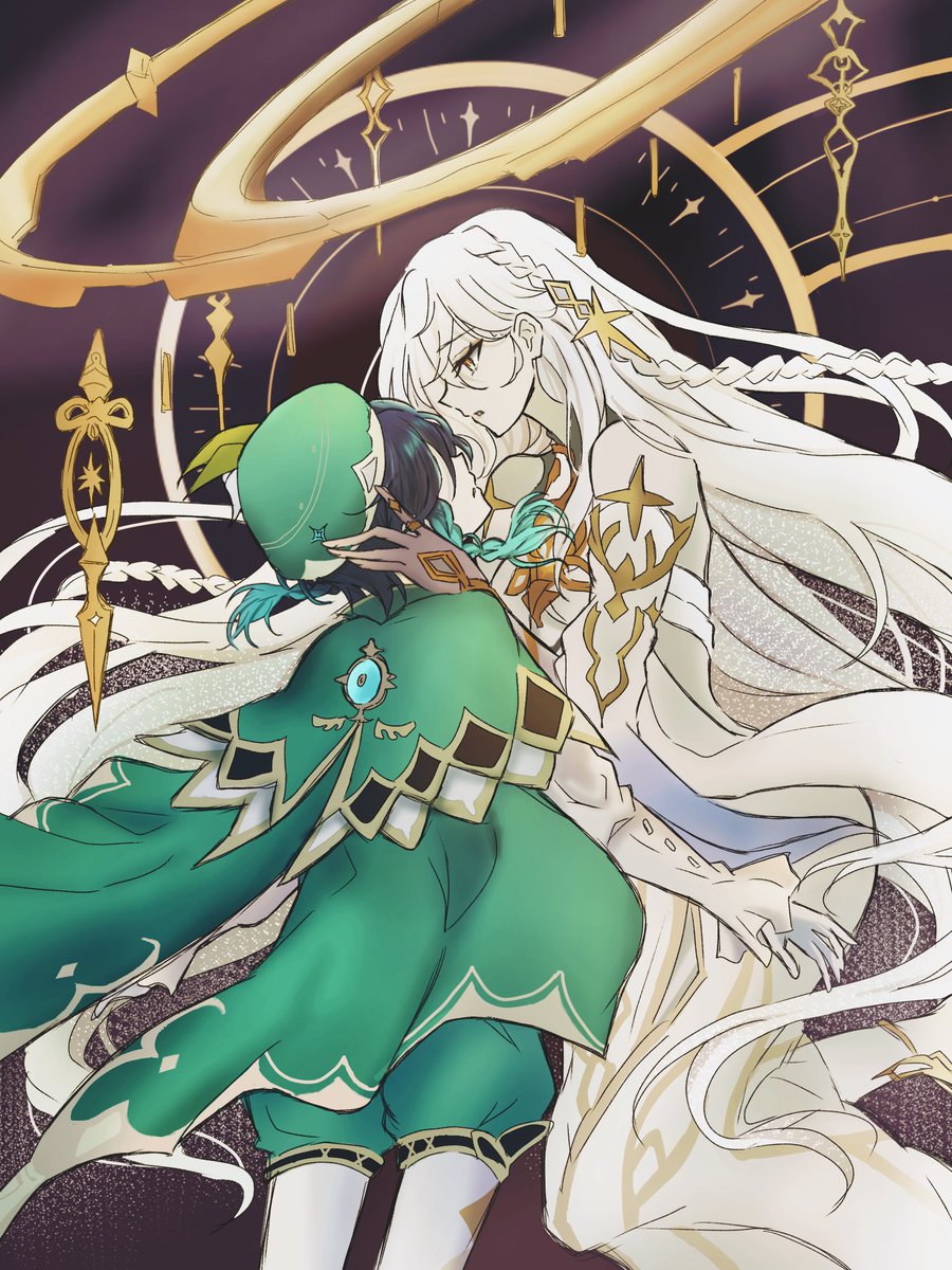 totomaruV0721's tweet photo. 時と風の神🍃⏳
#Venti  #Istaroth https://t.co/wqJCdsKyVx