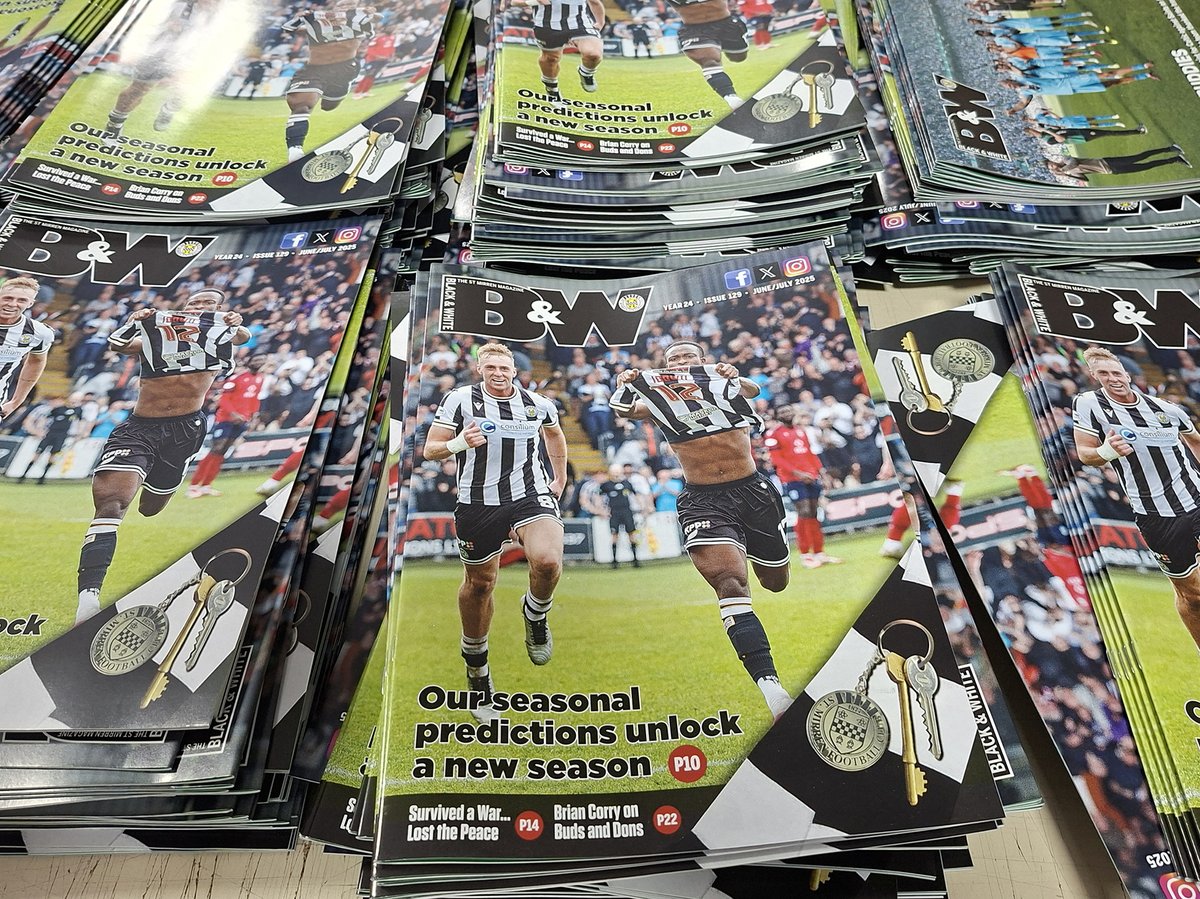 Black and White the <a href="/saintmirrenfc/">St Mirren FC</a> magazine is out now!!! Subscribe today and get a FREE magazine.
Prize draw in every issue