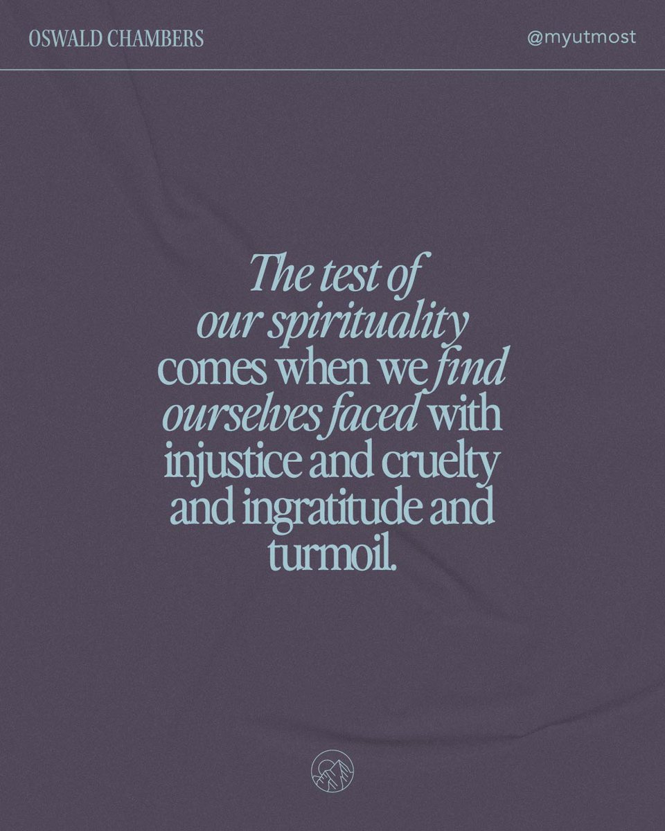 myutmost's tweet image. Let us consider how we may spur one another on toward love and good deeds, not giving up meeting together. (Hebrews 10:24-25)

Read today&apos;s full devotional at utmost.org/today/

⁠#MyUtmostForHisHighest #OurDailyBread #OswaldChambers #DailyDevotionals