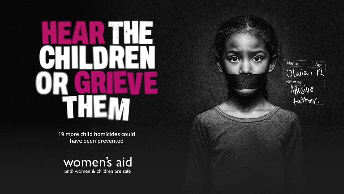 67 children killed in 30 years.
19 in just the last 9.
All during child contact with a known abuser.
This isn’t rare. It’s systemic.

Read our 19 more child homicides report here: womensaid.org.uk/wp-content/upl…