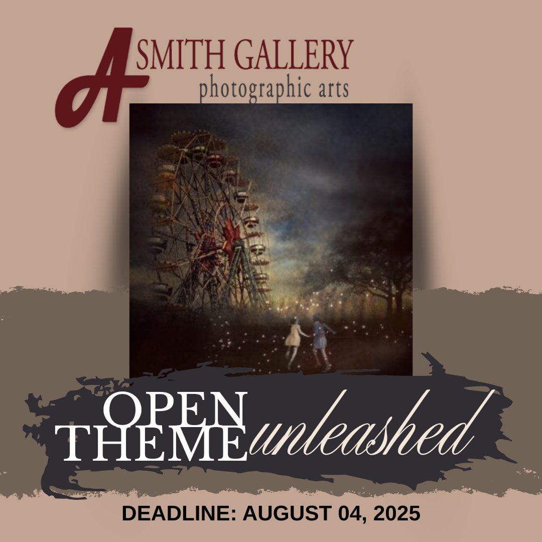 A Smith Gallery | Photograhic Call for Entry "open theme | unleashed" release, unbridled, untie, loose, unchain, let go of.. Photographers of all levels are invited to submit work! Deadline: August 04, 2025 theartlist.com/a-smith-galler…

#TheArtList #ASmithGallery #OpenTheme #Unleashed