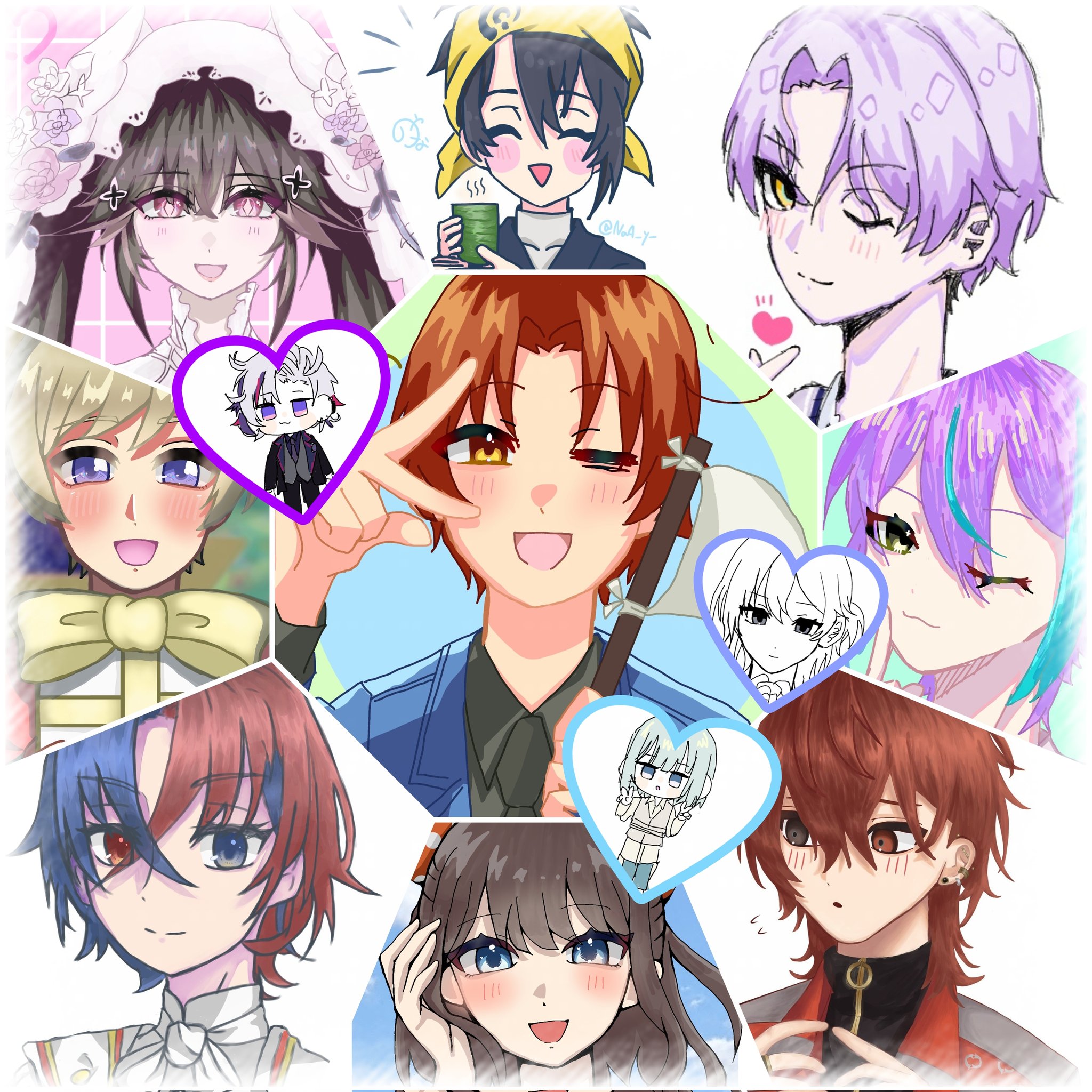 ラナたん様九谷焼手描きの瞳が可愛く立体的な盛絵付けの色彩が芸術的で豪華絢爛招き猫 透明少女 - oi汰のアトリエ