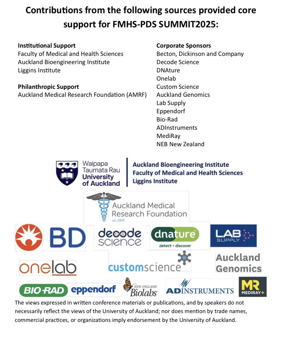 As always thanks so much to our fantastic supporters: we can’t run SUMMIT without you!