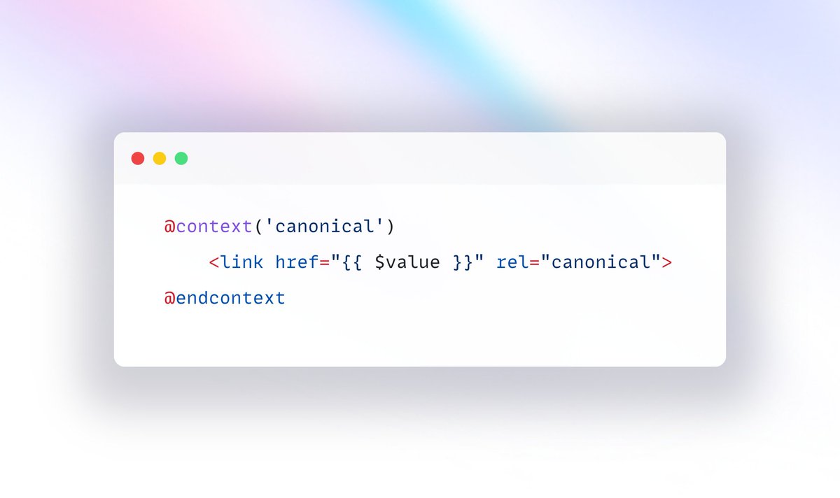Alex Garrett-Smith (@alexjgarrett) on Twitter photo Here are some of the updates included in this week's edition of the New in Laravel newsletter! ↓
A new context Blade directive was added by <a href="/martinbean/">Martin Bean</a> Here are some of the updates included in this week's edition of the New in Laravel newsletter! ↓
A new context Blade directive was added by <a href="/martinbean/">Martin Bean</a>