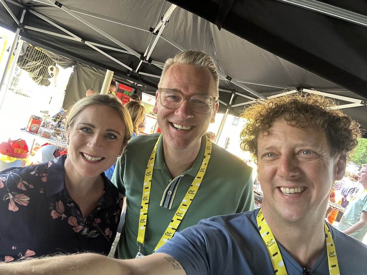 Wat een feestdag gisteren bij de Tour !