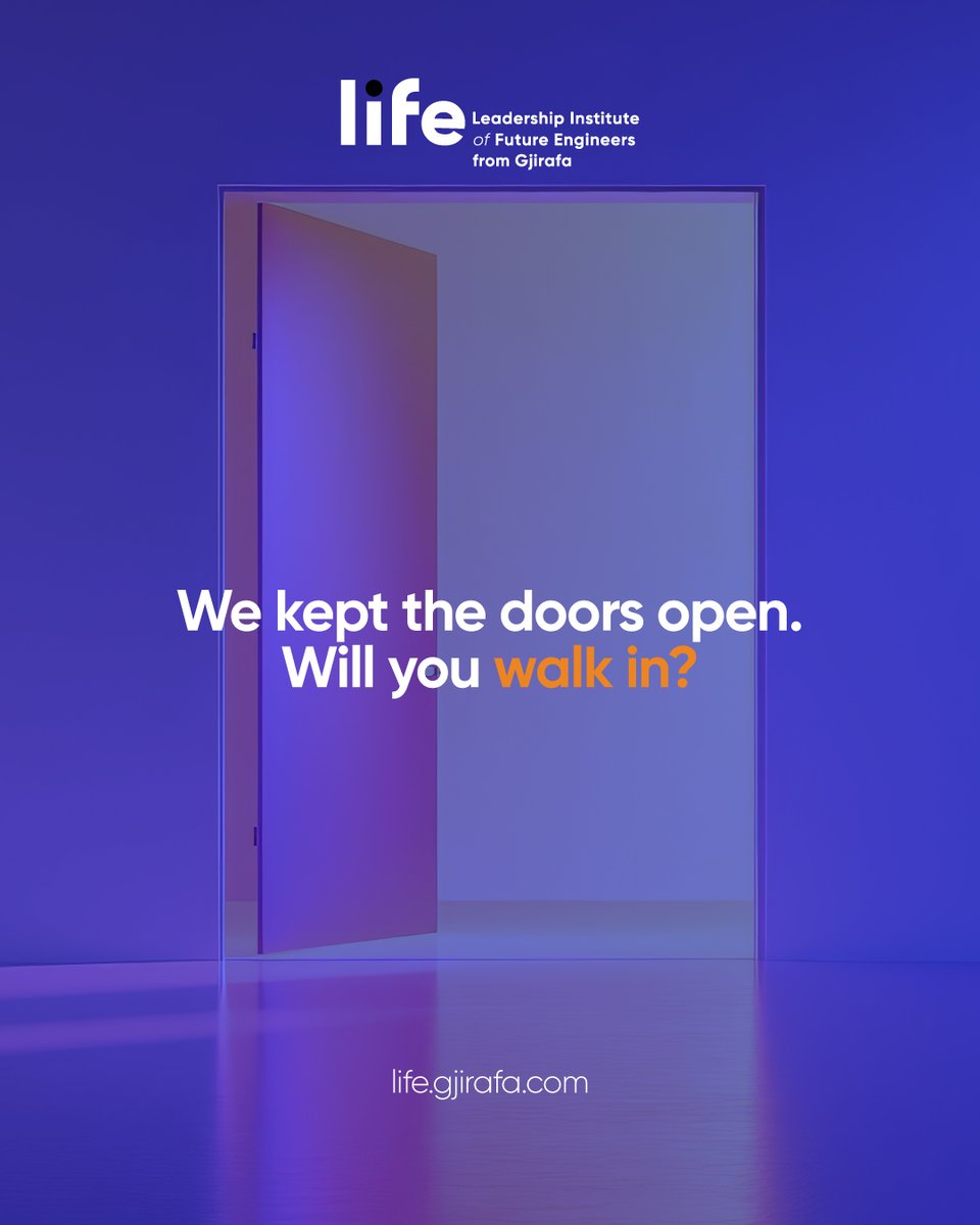 Still thinking about it?

So are hundreds of others, but only those who apply will get in.

LIFE is still open.

Apply today at life.gjirafa.com