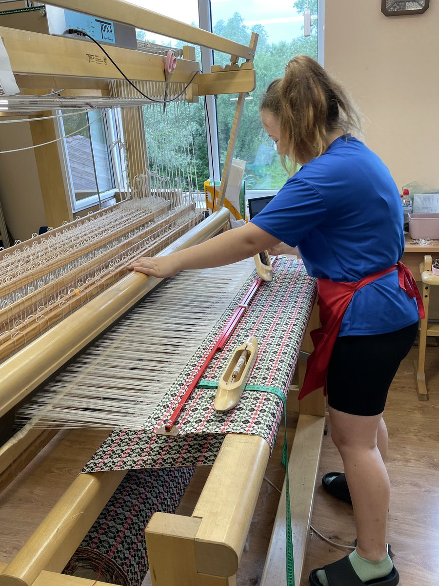 In my last week <a href="/UKinLatvia/">UK in Latvia</a> I’m delighted to have completed my promise to pay an official visit to every Latvian district during my posting.

My final visit today is to #Limbaži. What better way to finish than watching wonderful 🇱🇻 textiles being made at Limbažu Tīnes.

🇬🇧🇱🇻