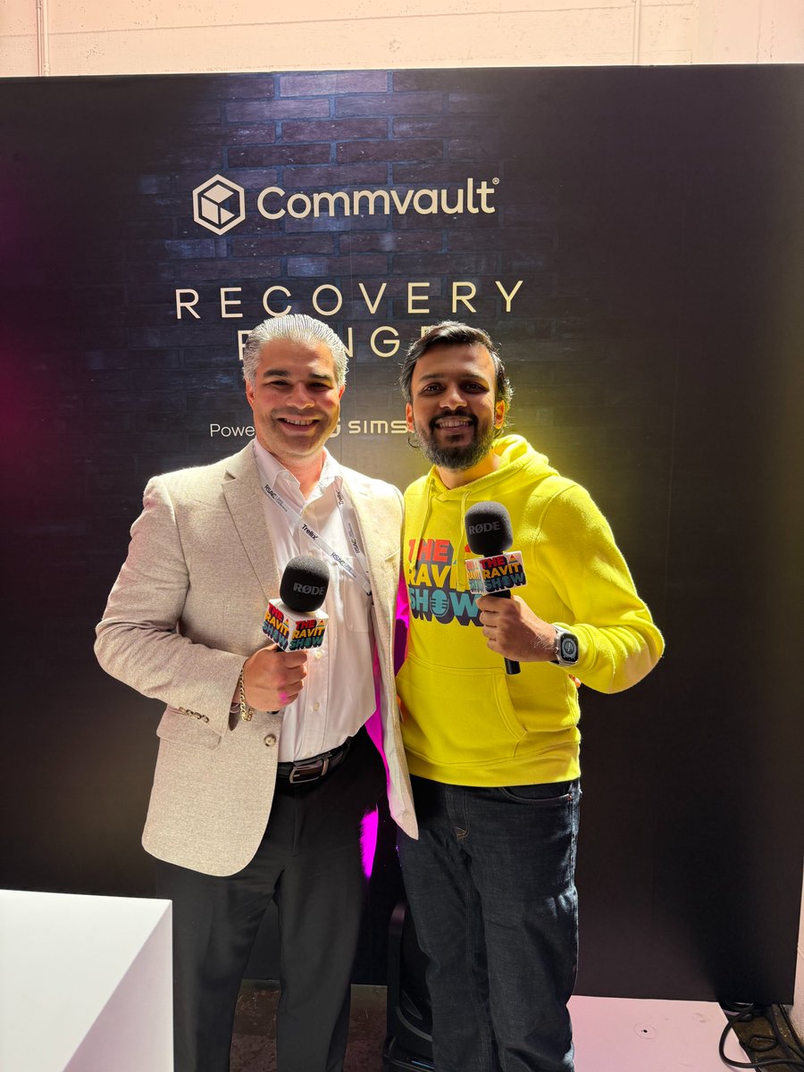 RavitJain's tweet image. Listen to "Is AI helping—or hurting—cybersecurity?" by The Ravit Show. creators.spotify.com/pod/show/the-r…
@Commvault