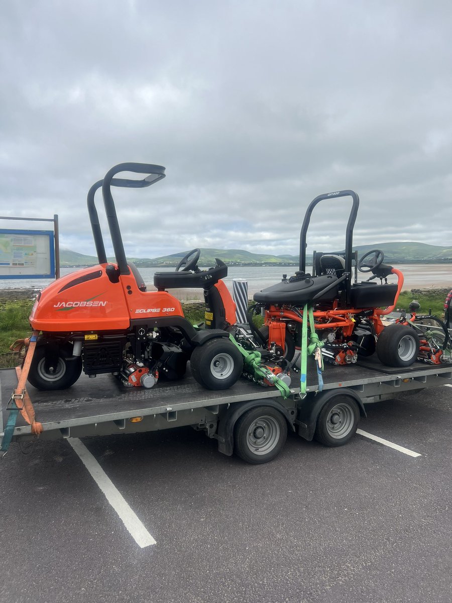 FergalInfo's tweet image. A New Jacobsen GP400’and Eclipse purchased by an existing client yesterday