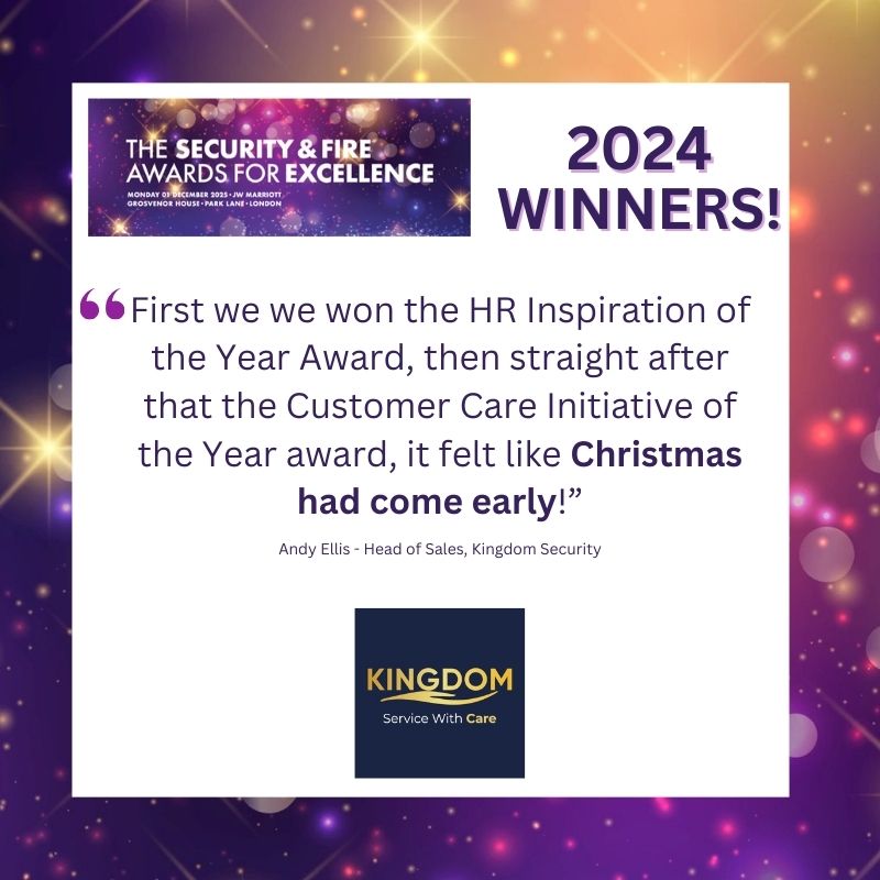 SecurityExAwards (@securityxawards) on Twitter photo "It felt like Christmas had come early!"
<a href="/KingdomSGL/">Kingdom Services Group Ltd</a> describing their double win! Join us this December to celebrate your industry (and double up as a Christmas party with your colleagues!) #industryawards #awardwinners #security #SFXA24 #SFXA25 "It felt like Christmas had come early!"
<a href="/KingdomSGL/">Kingdom Services Group Ltd</a> describing their double win! Join us this December to celebrate your industry (and double up as a Christmas party with your colleagues!) #industryawards #awardwinners #security #SFXA24 #SFXA25