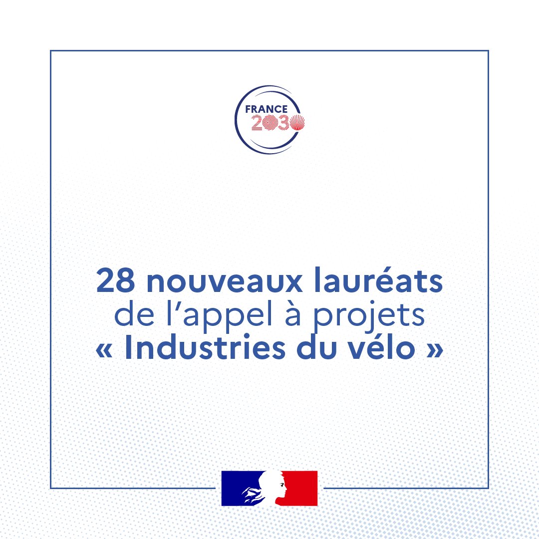 DGEntreprises's tweet image. #France2030 | 🚲 Industries du vélo : 28 nouveaux lauréats de l’appel à projets.
Un an après la signature par l’État et France vélo en juin 2024 du contrat de filière vélo visant à favoriser les coopérations entre les acteurs économiques du secteur, l’État poursuit son…