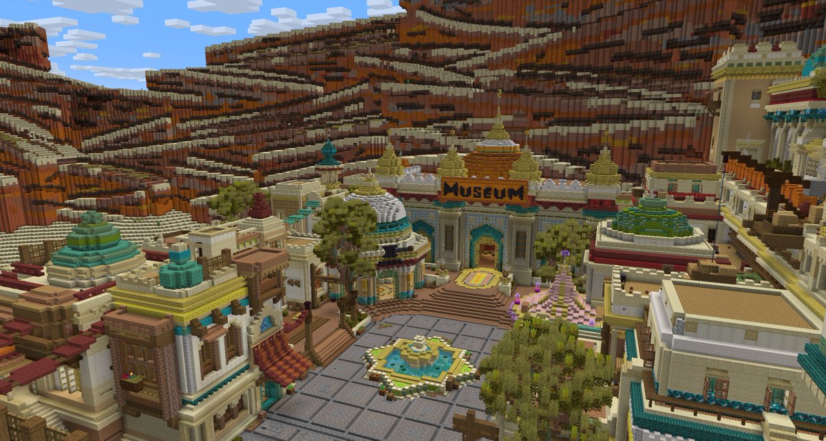 TheRed1337's tweet image. Sandara - Explore a new desert world. ✨ Pyramids, a city, and endless adventures await.
#minecraft建築コミュ #Minecraftbuilds #Minecraft #マイクラ #minecraft建築 #minecraftart
