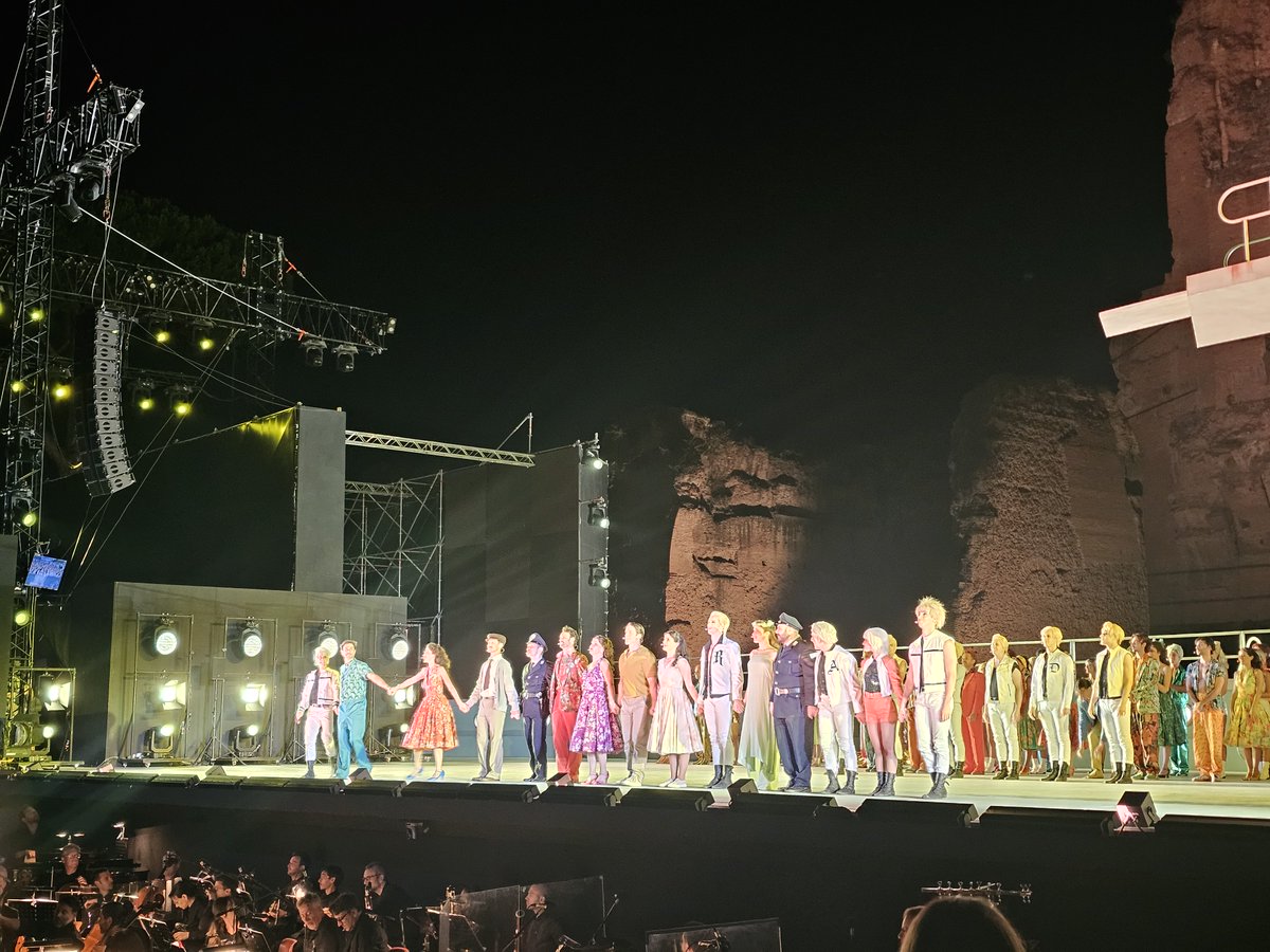 ludwigbarragan's tweet image. #WestSideStory at the Terme di #Caracalla in #Rome, thanks to Opera di Roma.