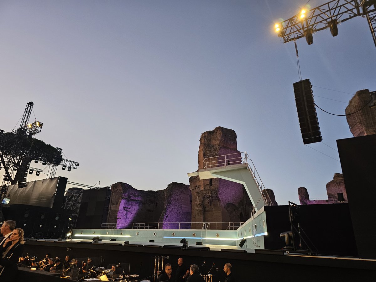 ludwigbarragan's tweet image. #WestSideStory at the Terme di #Caracalla in #Rome, thanks to Opera di Roma.