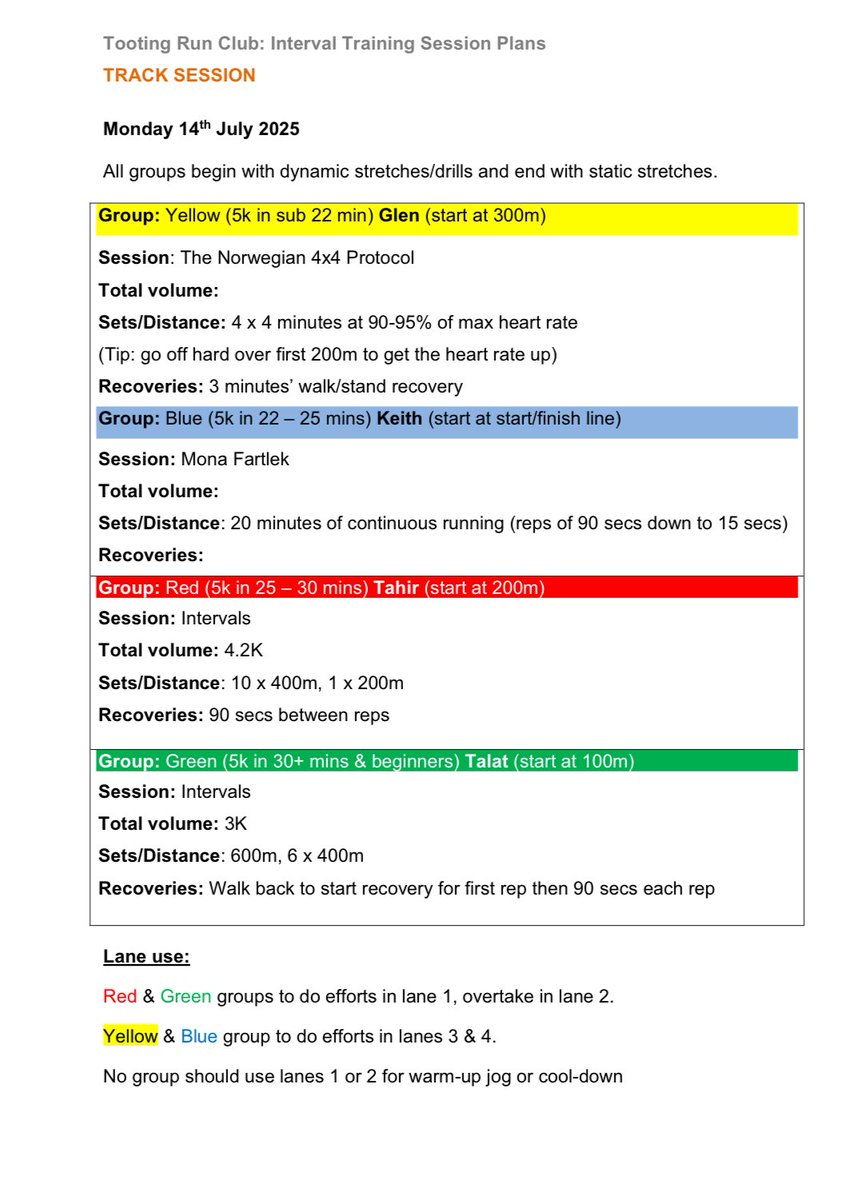 TootingRunClub's tweet image. ☀️ Here are the plans for next Monday

☀️ Tickets available 10am tomorrow

☀️ Don&apos;t forget suncream, hats and water!

💚❤️💙💛🌳