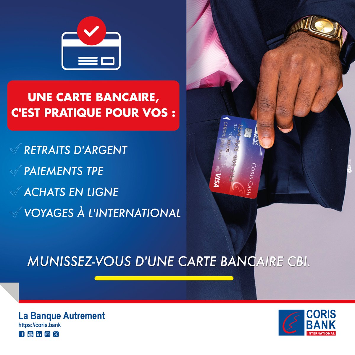 Coris Bank International tweet media